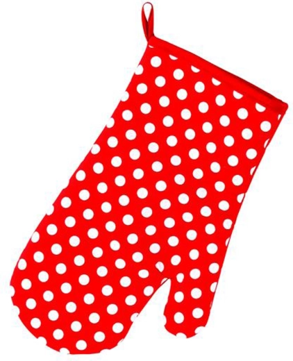 TORO Polka Dot Kitchen Oven Mitt with Magnet