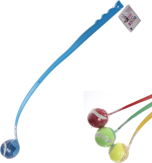 Hondenspeeltje – kunststof werpstok 68 cm (kleurenmix)