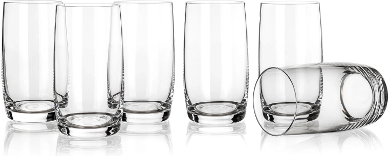 Verres long drink 380 ml LEONA, lot de 6