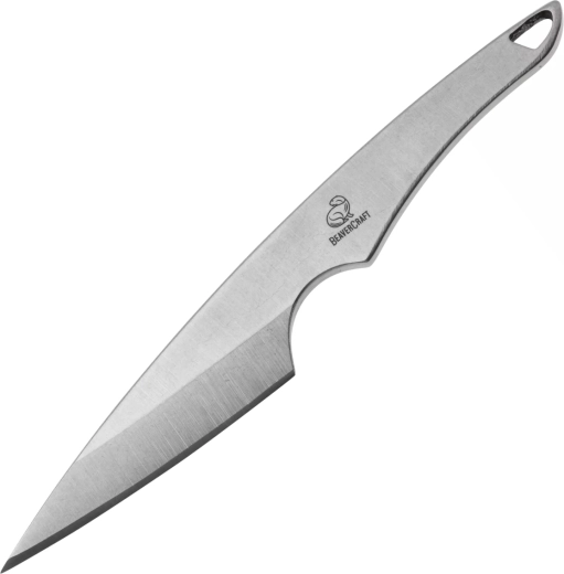 BeaverCraft NCK2 neck knife with leather sheath