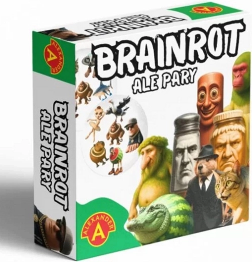 Ale Pary Brainrot – a fast-paced observation card game with crazy AI characters