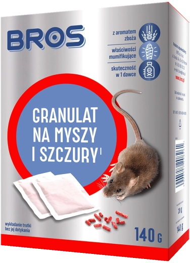 BROS granulés pour souris et rats 140 g
