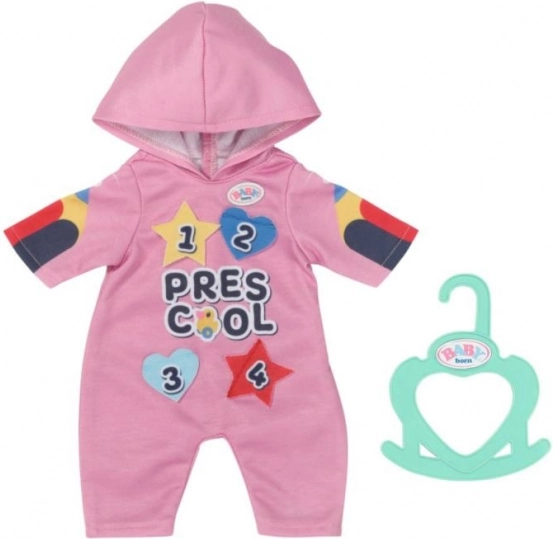BABY born nursery onesie with patches for 36 cm dolls