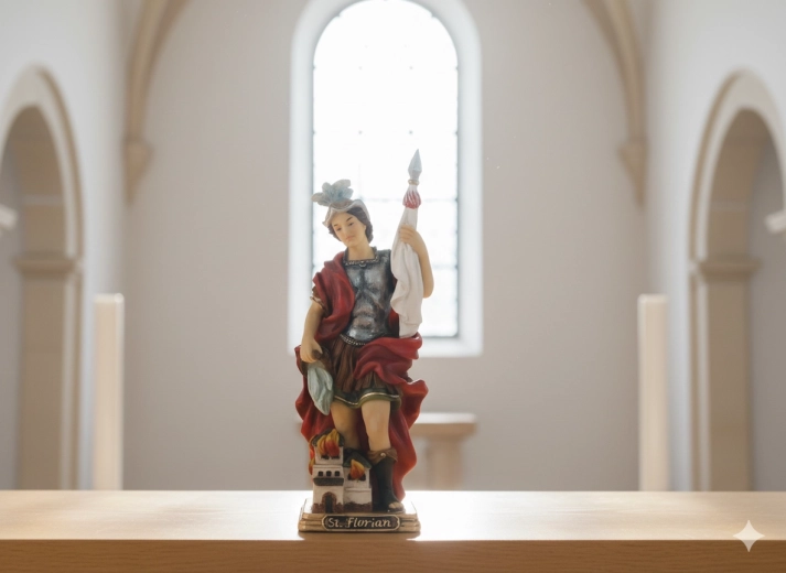 Figurine de saint Florian 22,5 cm