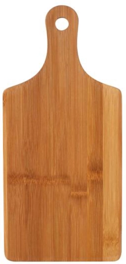 Wooden cutting board with handle Provence made of bamboo 35 cm