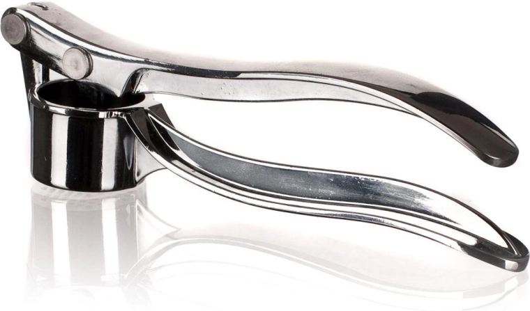 Preša za češnjak Culinaria 15,5 cm – metalna s kromiranom površinom