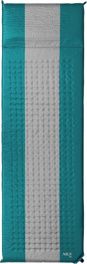 Materassino autogonfiabile con cuscino NILS Camp verde