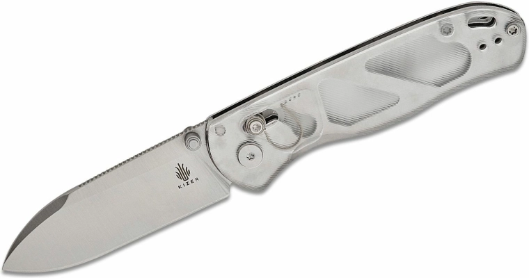 Kizer Drop Bear folding knife 7.6 cm, satin, acrylic