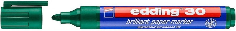 Permanent green marker Edding 30