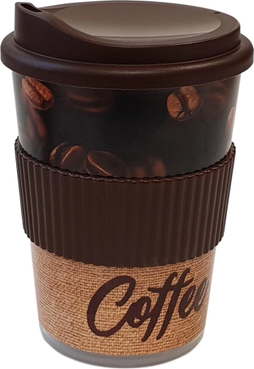 Bicchiere con beccuccio 0,25 l con manicotto PH Ekoline Coffee