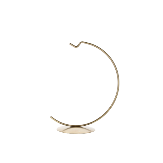 Support pour décoration de Noël 12 cm – métal blanc