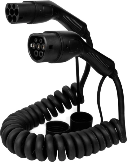 Špirálový nabíjací kábel Type 2 Defenzo Spiro AC 11 kW, 5 m