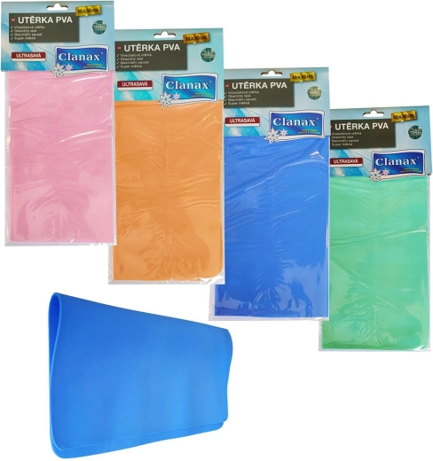 Ultra-absorbent PVA cloth 30 × 30 cm – color mix
