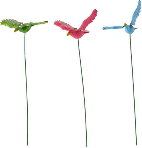 Garden stake decoration – bird 34 cm