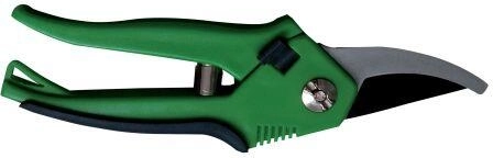 Cisailles de jardin demi-circulaires 21 cm en acier, diamètre de coupe 20 mm, vertes