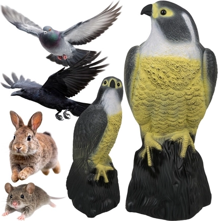 Bird Deterrent Falcon – realistic decoy for balcony, garden and orchards