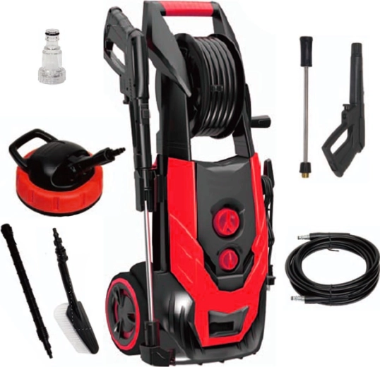 MalTec pressure washer with induction motor and power control