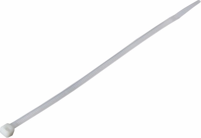 Solight nylon cable ties 2.5 × 200 mm natural, 100 pcs