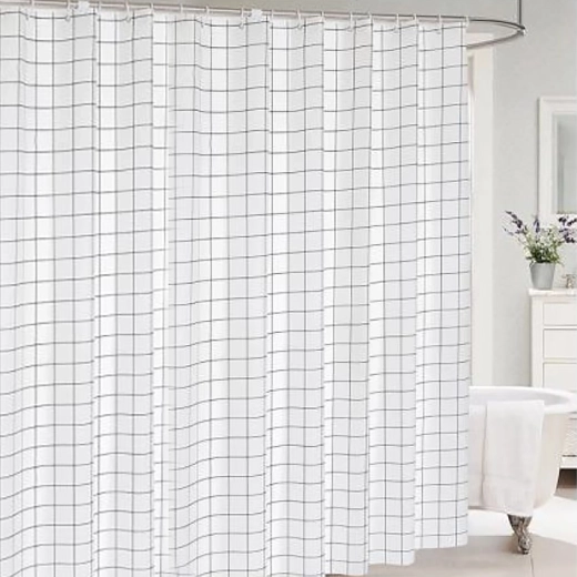 Tenda da doccia TORO Easy a quadretti 178 × 199 cm