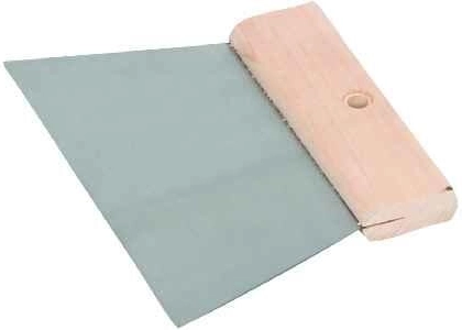 Stahl-Glättspachtel gerade 250 mm mit Holzgriff