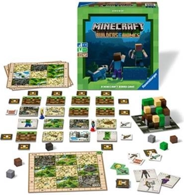 Minecraft: Builders & Biomes társasjáték a Ravensburgertől