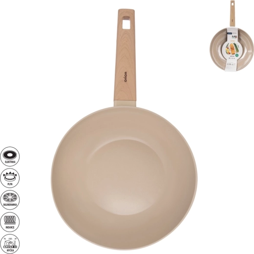 Poêle wok Ecrina 30 cm