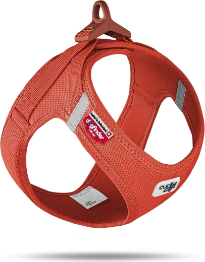 Pettorina Curli Air-Mesh con fibbia Sun Orange 2XS (2–4 kg)