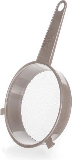 PRAKTIS Kitchen Sieve 16 cm with Handle, Latte