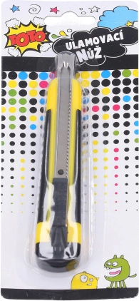 Snap-off knife with ergonomic handle 9 mm