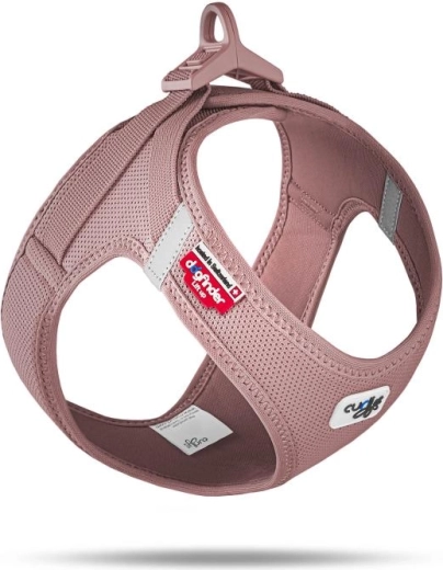 Curli dog harness with buckle Air-Mesh pink size M (6–9 kg)