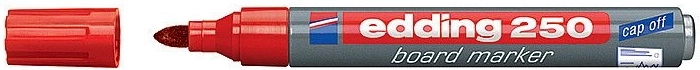 Whiteboard marker edding 250, red