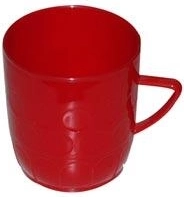 Tazza di plastica con cerchietti 0,3 l – mix di colori