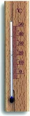 Indendørs termometer TFA i bøgetræ