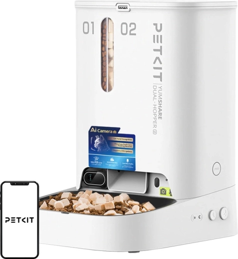 Automatic Feeder with Camera PETKIT YumShare Dual Hopper 2