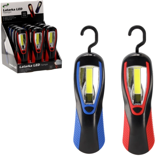 LED work light with hook, assorted colors