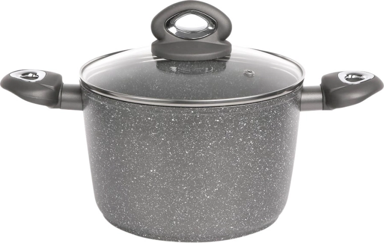 Faitout Valdinox Rock 24 cm avec couvercle 6 l