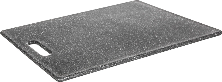 Plastic Cutting Board GRANITE 24.8 × 15 cm, Grey
