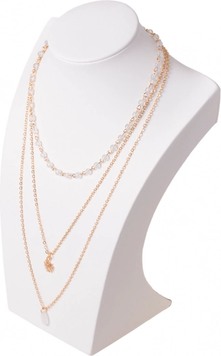 Trojitý náhrdelník - zlatý