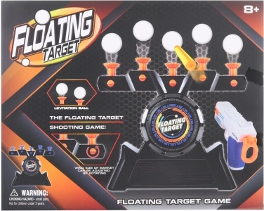 Střelecká hra s levitujícími terči a pistolí