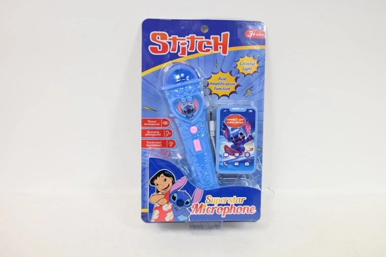 Stitch Microphone with Light and Sound Effects