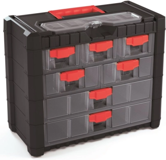 Plastic Hanging Organizer Multicase Cargo 400 × 200 × 326 mm, 7 drawers