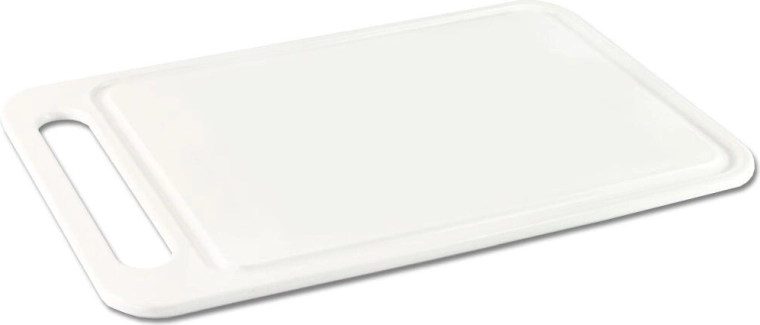 Tagliere e vassoio da portata in plastica 35 × 23 cm bianco