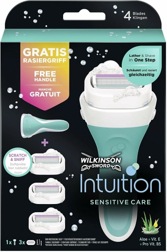 Wilkinson Intuition Sensitive Care női borotva cserélhető fejjel
