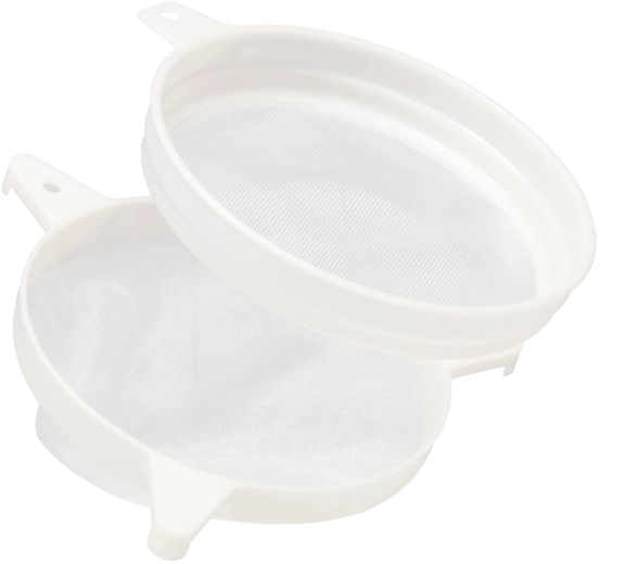 Dobbelt nylon-sigte til honning 24 cm