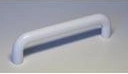 White plastic furniture handle 96 mm IZA
