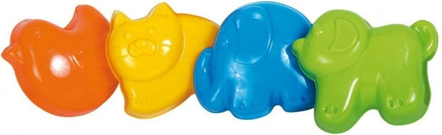 Formine per sabbia animali 4 pezzi