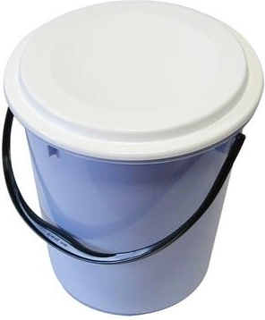 Secchio con coperchio e scala graduata 10 l