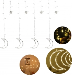 Decoratieve LED-verlichting Maan en Sterren 96 LED