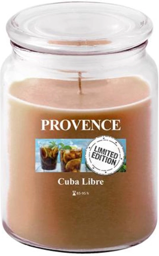 Candela profumata in vetro PROVENCE Cuba Libre 95 ore
