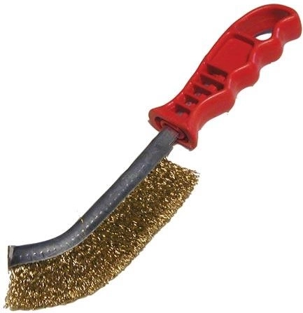 Ręczna szczotka druciana PUNK z mosiężnym drutem 0,3 mm